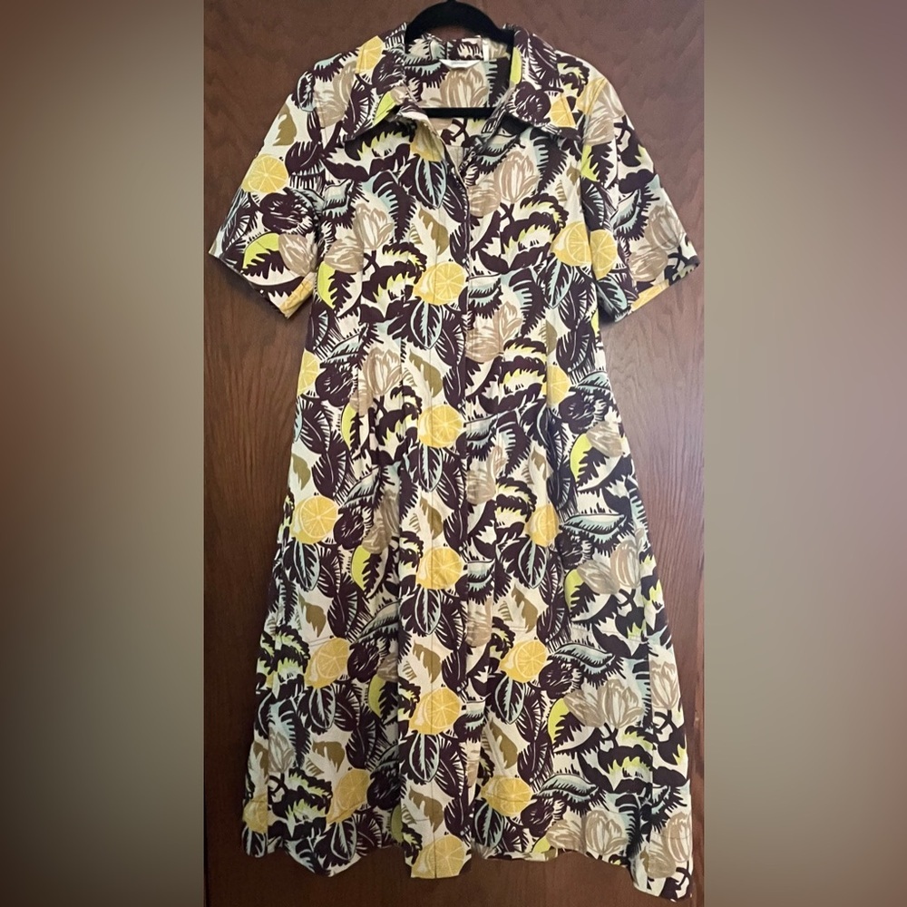 NWOT Toast Tropical Print Dress